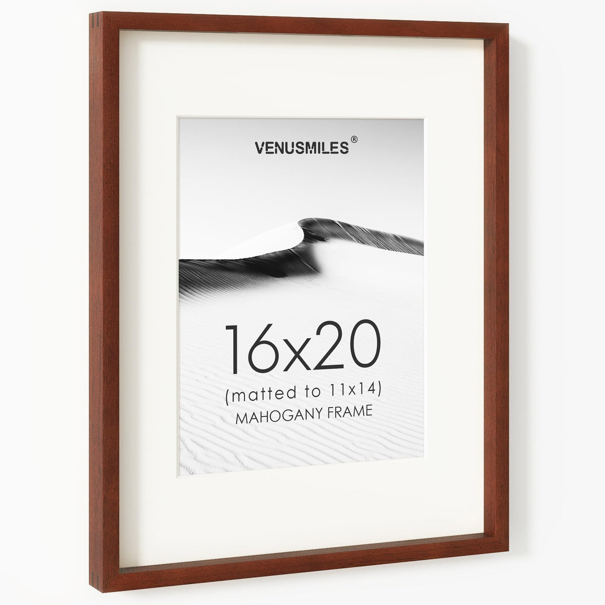 4x6 Picture Frame, USA-Sourced Natural Maple Wood Photo Collage Frame with HD Tempered Glass, Modern Simple 4 x 6 Wooden Frame Matted to 3.5x5, Gallery Wall Frames for Art, Wall or Tabletop Display