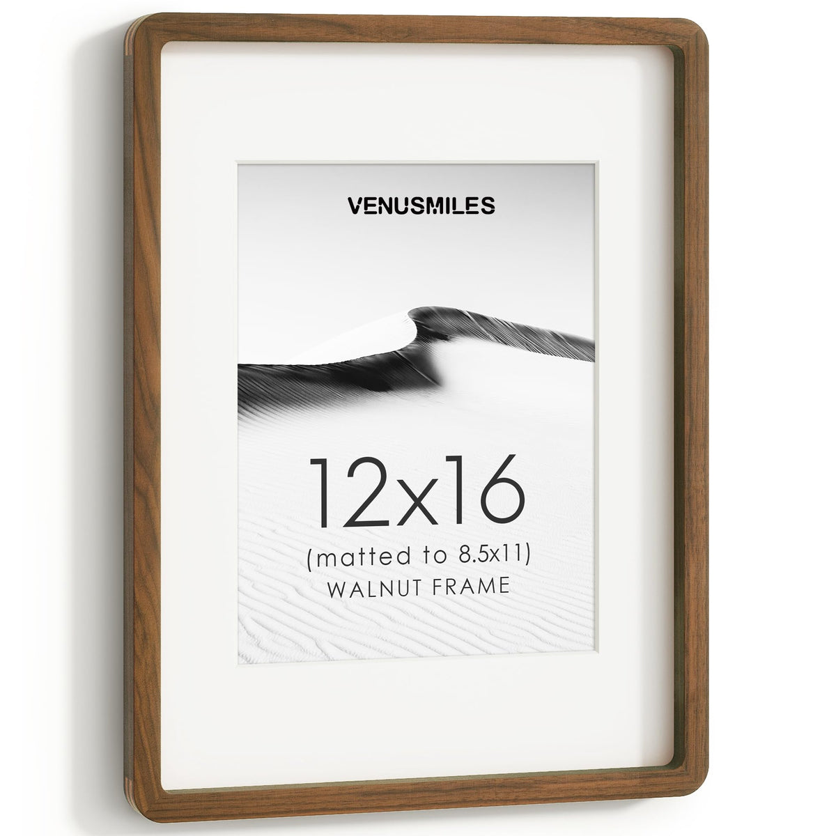 4x6 Picture Frame, USA-Sourced Natural Maple Wood Photo Collage Frame with HD Tempered Glass, Modern Simple 4 x 6 Wooden Frame Matted to 3.5x5, Gallery Wall Frames for Art, Wall or Tabletop Display