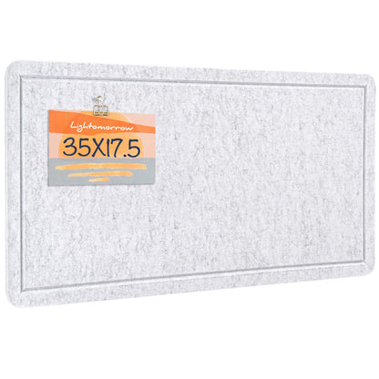 Felt Bulletin Board 36x24 inches, Decorative Pin Board for Home & Office