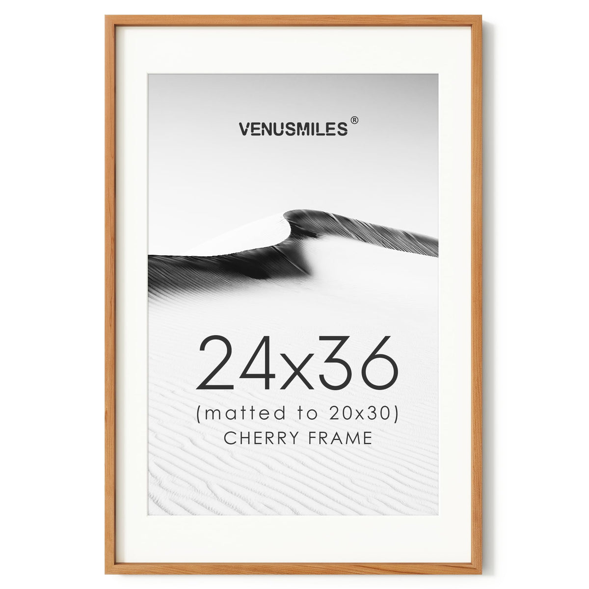 4x6 Picture Frame, USA-Sourced Natural Maple Wood Photo Collage Frame with HD Tempered Glass, Modern Simple 4 x 6 Wooden Frame Matted to 3.5x5, Gallery Wall Frames for Art, Wall or Tabletop Display