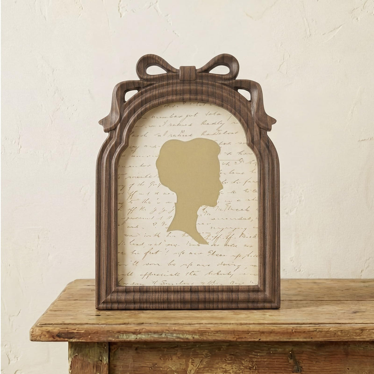 AceOrbit 4x6 Inch Gold Petal Arched Picture Frame Vintage Scalloped