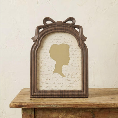 AceOrbit 4x6 Inch Gold Petal Arched Picture Frame Vintage Scalloped