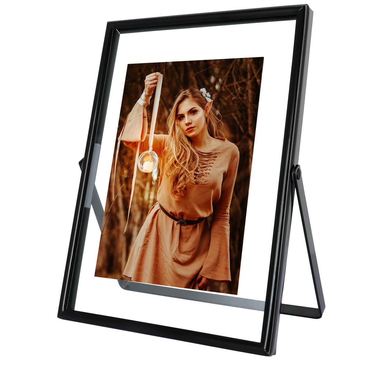 Silver Floating Frame, 4"x6", Horizontal