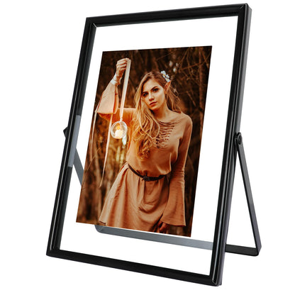 Silver Floating Frame, 4"x6", Horizontal