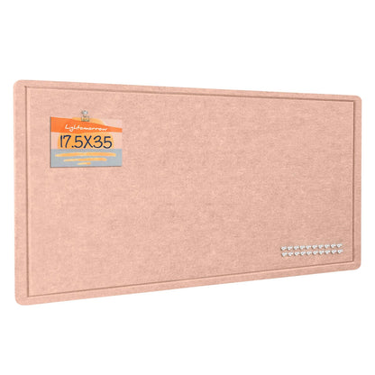 Felt Bulletin Board 36x24 inches, Decorative Pin Board for Home & Office