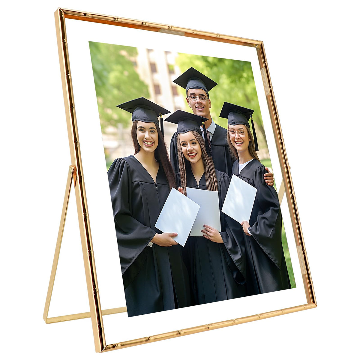 Silver Floating Frame, 4"x6", Horizontal