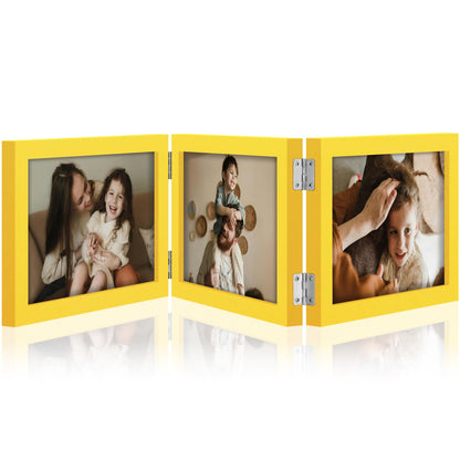 decorUhome Black Triple 4x6 Picture Frame Vertical