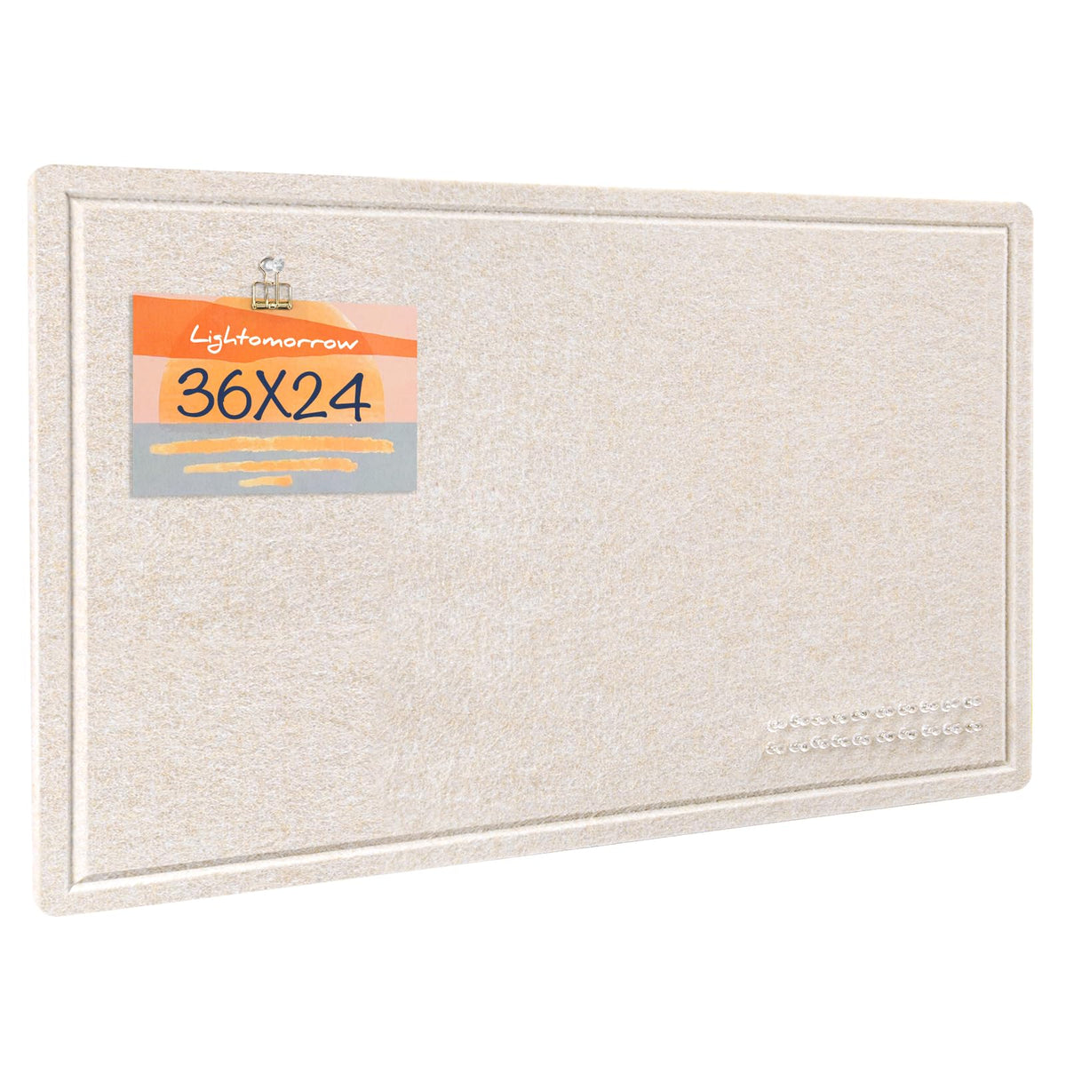 Felt Bulletin Board 36x24 inches, Decorative Pin Board for Home & Office