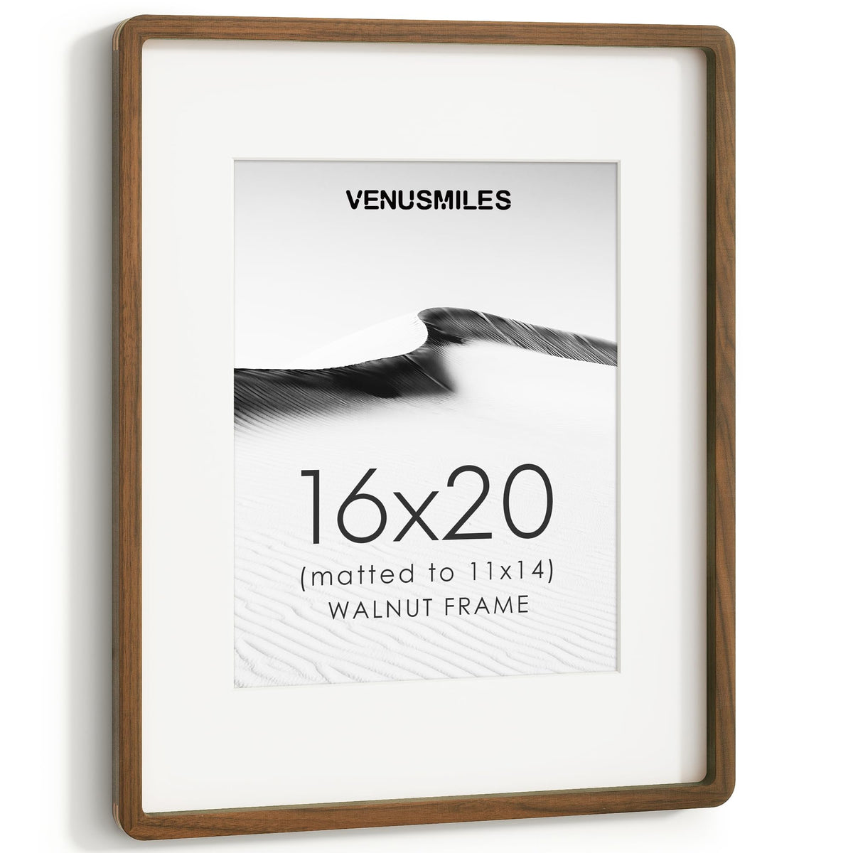4x6 Picture Frame, USA-Sourced Natural Maple Wood Photo Collage Frame with HD Tempered Glass, Modern Simple 4 x 6 Wooden Frame Matted to 3.5x5, Gallery Wall Frames for Art, Wall or Tabletop Display
