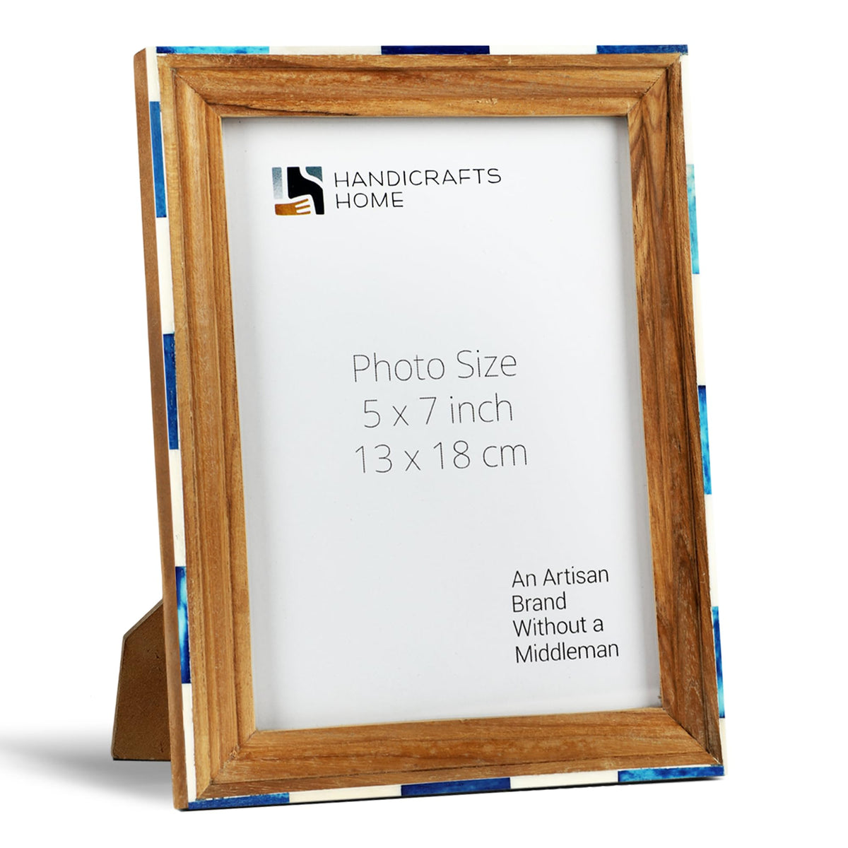 Handicrafts Home Handmade 5x7 Wood Picture Frame Neutral Modern Home Decor