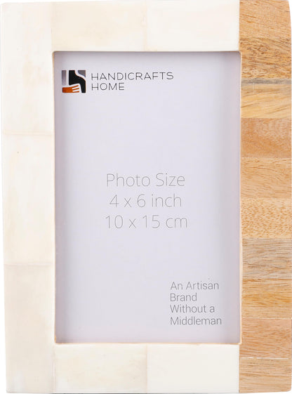 Handicrafts Home Handmade 5x7 Wood Picture Frame Neutral Modern Home Decor