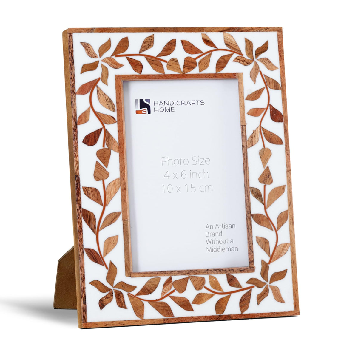 Handicrafts Home Handmade 5x7 Wood Picture Frame Neutral Modern Home Decor