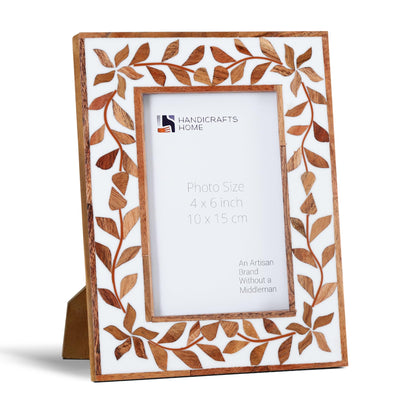 Handicrafts Home Handmade 5x7 Wood Picture Frame Neutral Modern Home Decor