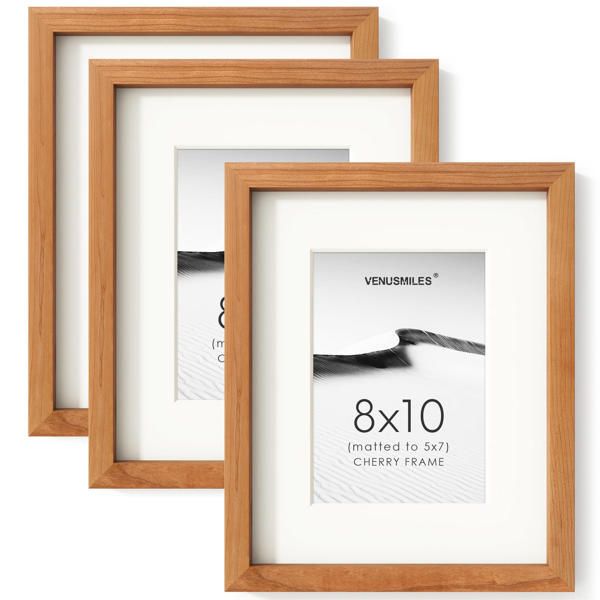 4x6 Picture Frame, USA-Sourced Natural Maple Wood Photo Collage Frame with HD Tempered Glass, Modern Simple 4 x 6 Wooden Frame Matted to 3.5x5, Gallery Wall Frames for Art, Wall or Tabletop Display