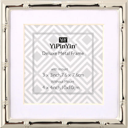 6x8''Bamboo Detail Dark Gold Metal Picture Frame 2pack,With Acid Frame Mount for 4x6'',Elegant Gold Plated Baby Nurse Photo Frames 6x8''With Soft Touch Velvet Backing for Desktop and Wall Décor