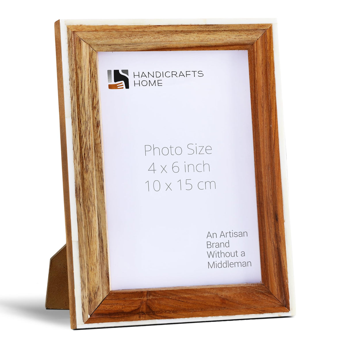 Handicrafts Home Handmade 5x7 Wood Picture Frame Neutral Modern Home Decor
