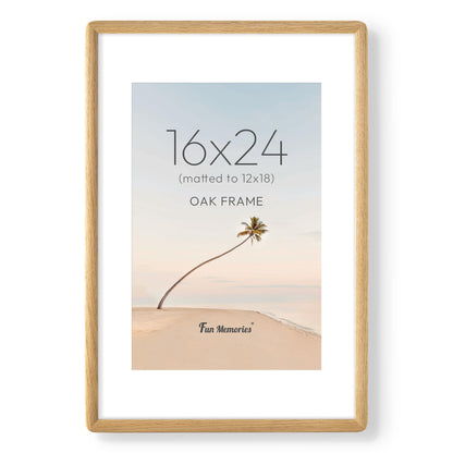 6x6 Picture Frame, USA-Sourced Walnut Wood Photo Frame with Tempered Glass, Handcrafted Rustic Farmhouse Frame for Wall & Tabletop Display, Matted to 4x4