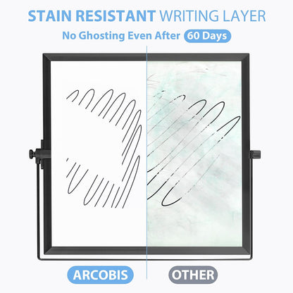 ARCOBIS Small WhiteBoard with Stand 10" X 10"