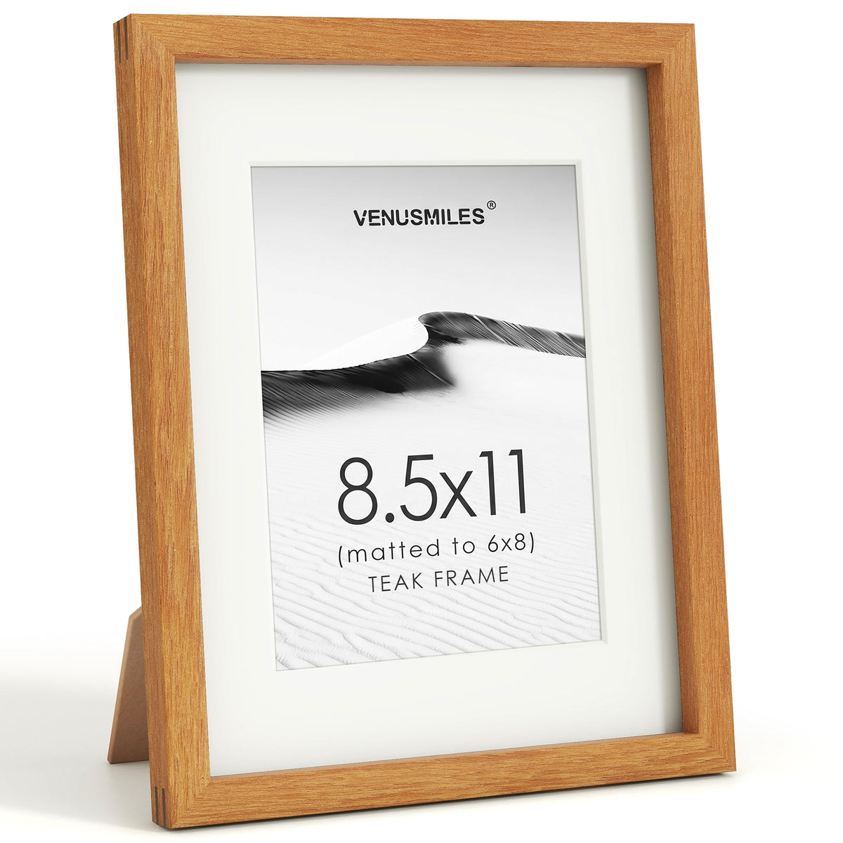 4x6 Picture Frame, USA-Sourced Natural Maple Wood Photo Collage Frame with HD Tempered Glass, Modern Simple 4 x 6 Wooden Frame Matted to 3.5x5, Gallery Wall Frames for Art, Wall or Tabletop Display