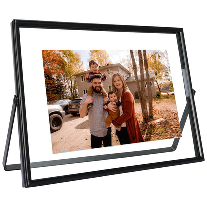 Silver Floating Frame, 4"x6", Horizontal