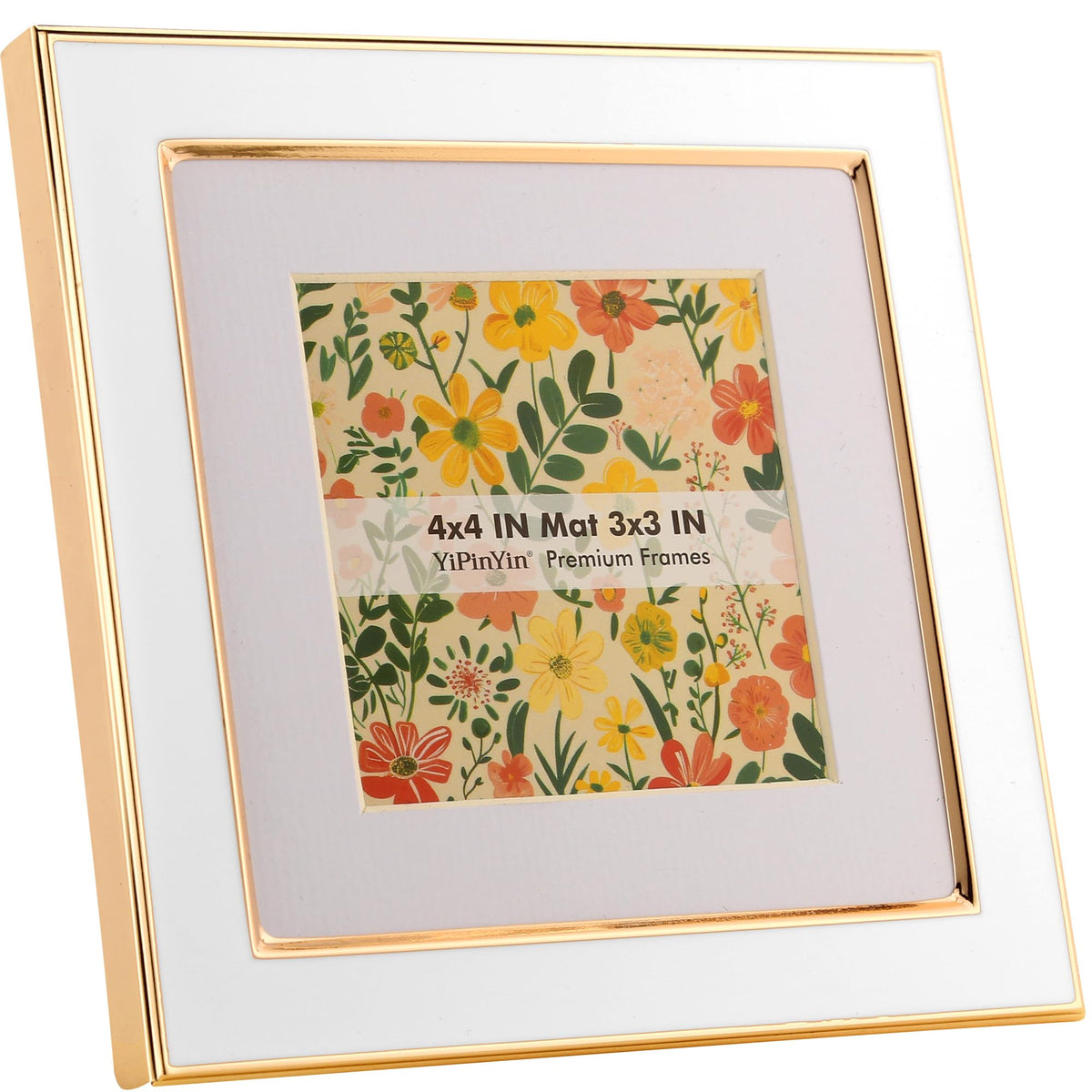 YiPinYin 5x7''Jasper Green Enamel Picture Frames with Gold-Plated Metal Frame Design,HD-Real Glass & Velvet Back,for Countertop,Tabletop Display,Bookshelf,Wall Décor