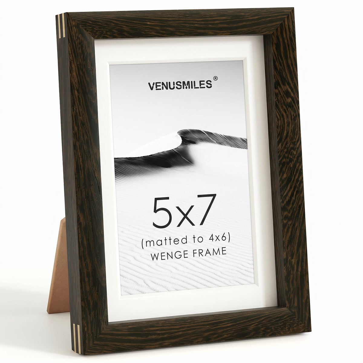 4x6 Picture Frame, USA-Sourced Natural Maple Wood Photo Collage Frame with HD Tempered Glass, Modern Simple 4 x 6 Wooden Frame Matted to 3.5x5, Gallery Wall Frames for Art, Wall or Tabletop Display