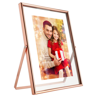 Silver Floating Frame, 4"x6", Horizontal