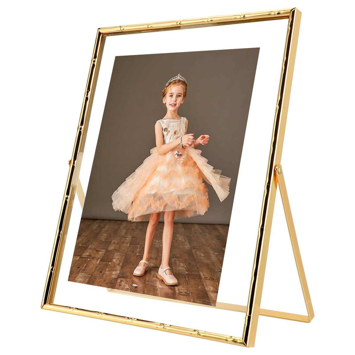 Silver Floating Frame, 4"x6", Horizontal