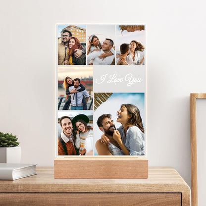 KoxSmar Custom Picture Frame, Personalized Photo Frame, Customized Picture Frames, Personalized Anniversary Birthday Gifts for Women Men Her Him Girlfriend Boyfriend Wife Husband Couple