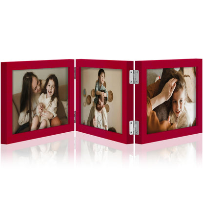 decorUhome Black Triple 4x6 Picture Frame Vertical