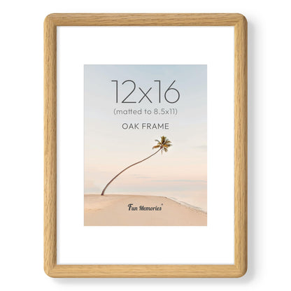 6x6 Picture Frame, USA-Sourced Walnut Wood Photo Frame with Tempered Glass, Handcrafted Rustic Farmhouse Frame for Wall & Tabletop Display, Matted to 4x4