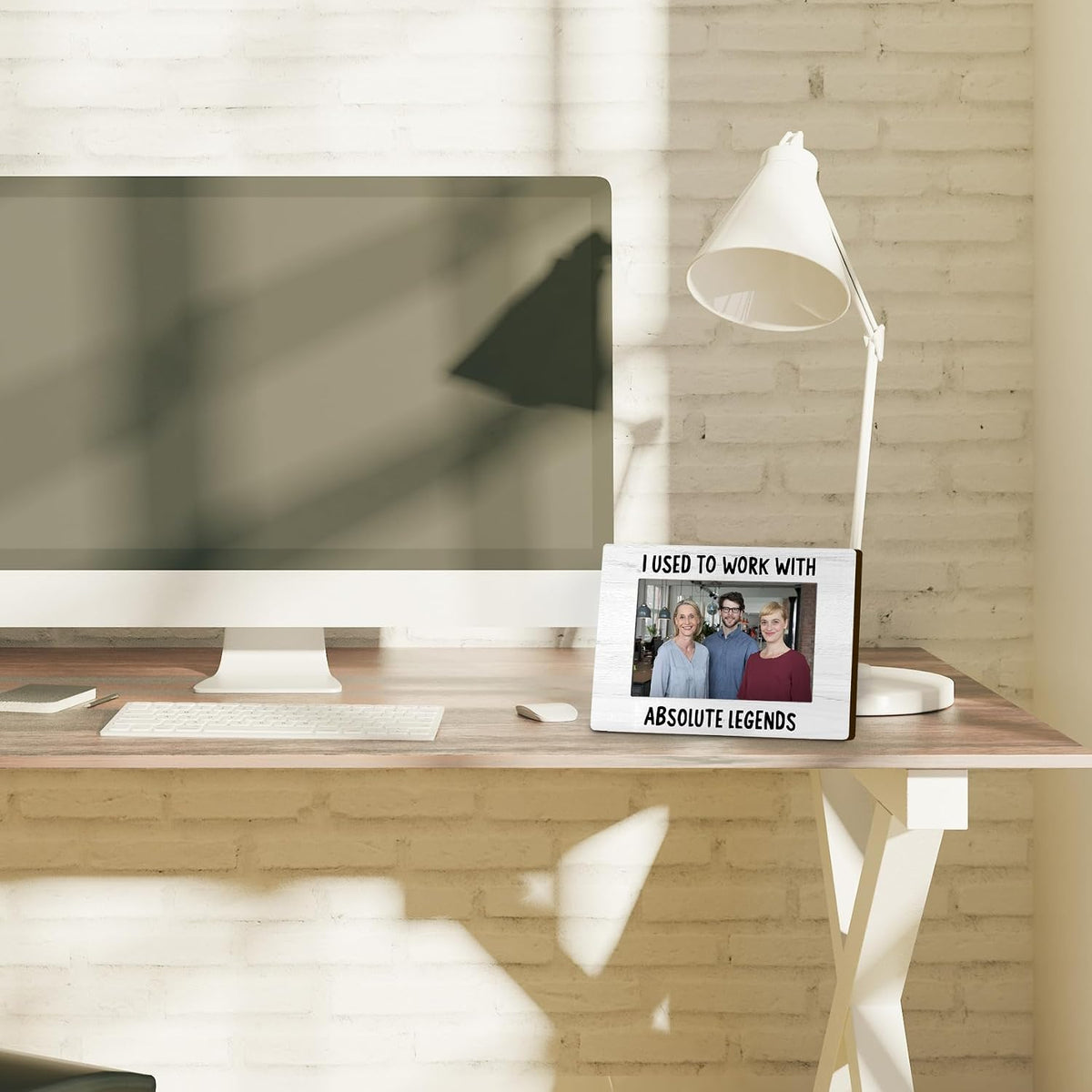 Coworkers 4x6 Picture Frame, Retirement Farewell Photo Frame, Best Retired Gifts for Coworkers Leaving, I Used to Work with Absolute Legends Picture Photo Frames for Desk Decor