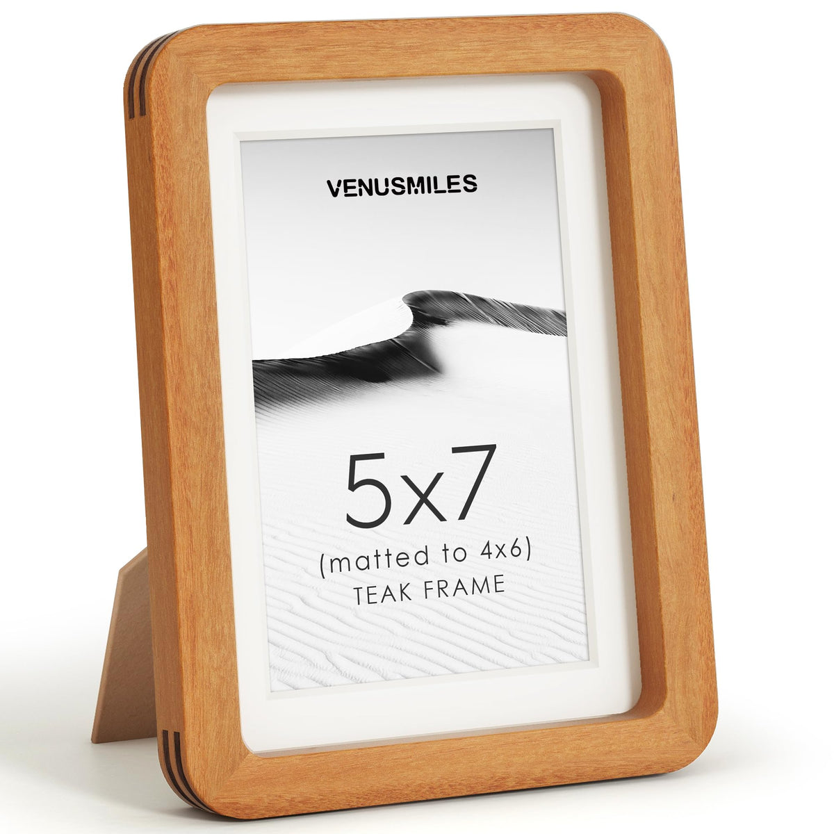 4x6 Picture Frame, USA-Sourced Natural Maple Wood Photo Collage Frame with HD Tempered Glass, Modern Simple 4 x 6 Wooden Frame Matted to 3.5x5, Gallery Wall Frames for Art, Wall or Tabletop Display