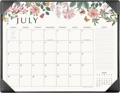Cabbrix Desk Calendar 2027, Large Desk Pad Calendar 22 x 17" (Black)