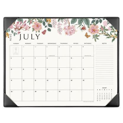 Cabbrix Desk Calendar 2027, Large Desk Pad Calendar 22 x 17" (Black)
