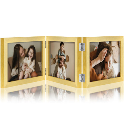 decorUhome Black Triple 4x6 Picture Frame Vertical