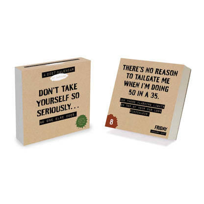 TF Publishing 2027 Anti Affirmations/Daily Sarcasm Daily Desktop Calendar