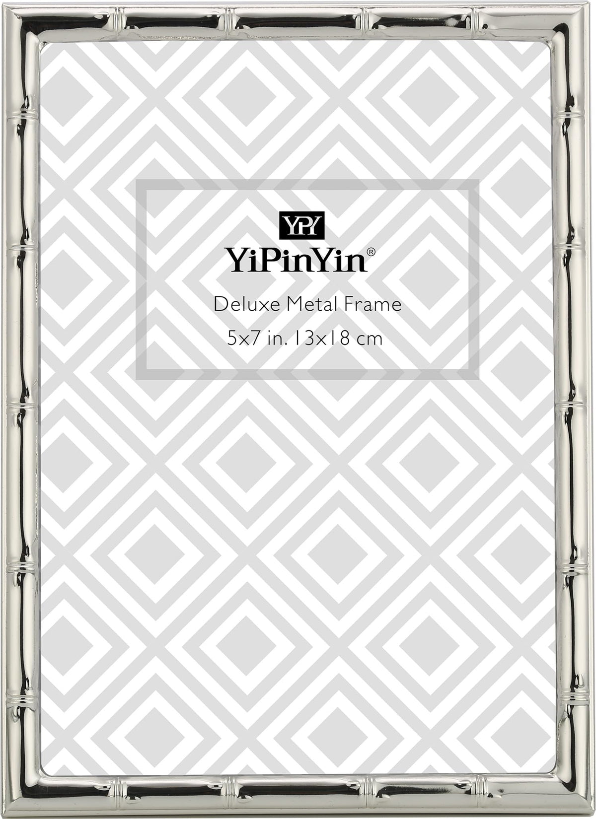 YiPinYin Dark Gold 4x6'' Bamboo Detail Designs Hinged Triple Metal Picture Frame,Elegant Gold Plated Wedding Photo Frames With Soft Touch Velvet Backing for Desktop and Wall Décor