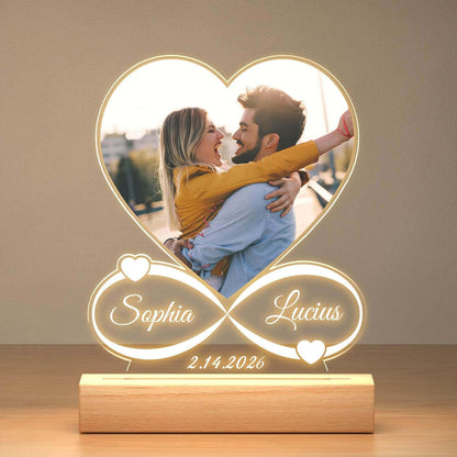 KoxSmar Custom Picture Frame, Personalized Photo Frame, Customized Picture Frames, Personalized Anniversary Birthday Gifts for Women Men Her Him Girlfriend Boyfriend Wife Husband Couple
