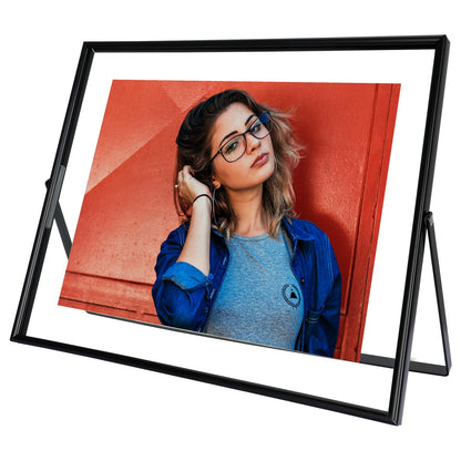 Silver Floating Frame, 4"x6", Horizontal