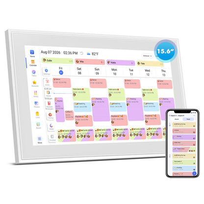 10.1" Digital Calendar, Full HD Smart Display for Family Organizer