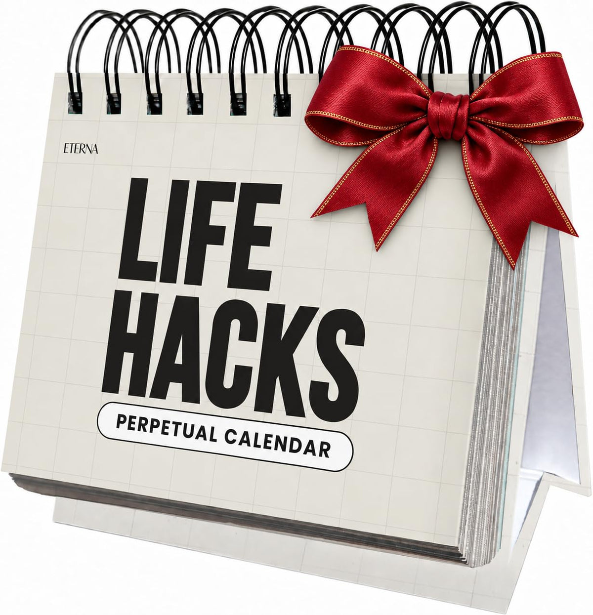 Today in History Perpetual Calendar | Daily World History Facts Desktop Calendar, This Day In Amazing History Trivia Facts & Achievements | History Buff Gift Page A Day Box Calendar with Historical Info For Every Day of The Year