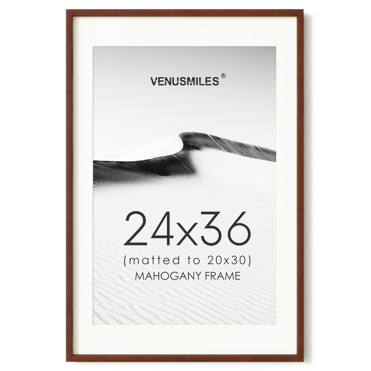 4x6 Picture Frame, USA-Sourced Natural Maple Wood Photo Collage Frame with HD Tempered Glass, Modern Simple 4 x 6 Wooden Frame Matted to 3.5x5, Gallery Wall Frames for Art, Wall or Tabletop Display