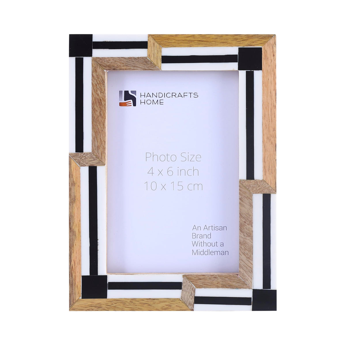 Handicrafts Home Handmade 5x7 Wood Picture Frame Neutral Modern Home Decor
