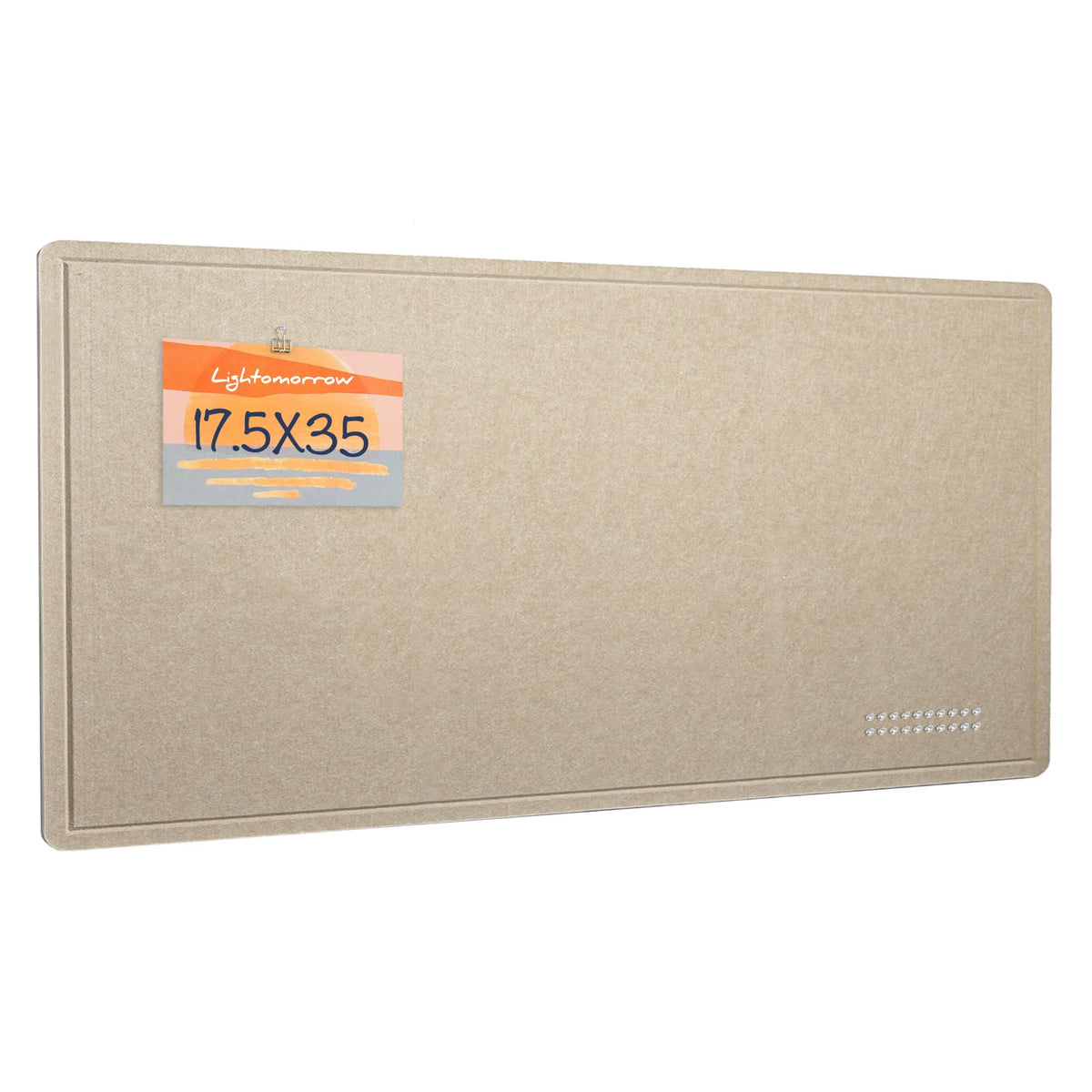 Felt Bulletin Board 36x24 inches, Decorative Pin Board for Home & Office