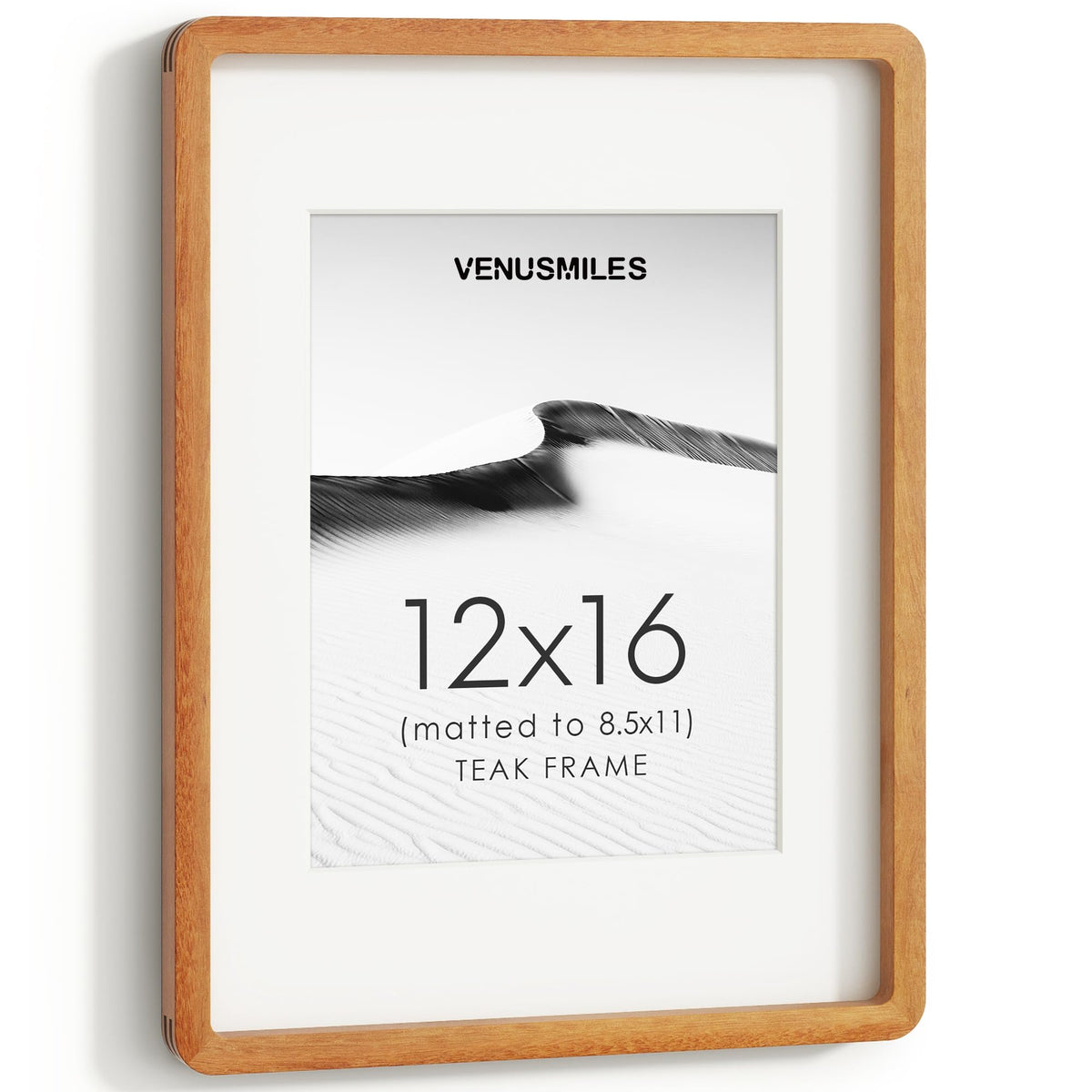 4x6 Picture Frame, USA-Sourced Natural Maple Wood Photo Collage Frame with HD Tempered Glass, Modern Simple 4 x 6 Wooden Frame Matted to 3.5x5, Gallery Wall Frames for Art, Wall or Tabletop Display