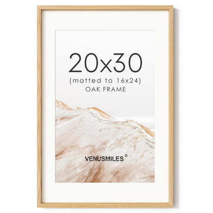 4x6 Picture Frame, USA-Sourced Natural Maple Wood Photo Collage Frame with HD Tempered Glass, Modern Simple 4 x 6 Wooden Frame Matted to 3.5x5, Gallery Wall Frames for Art, Wall or Tabletop Display