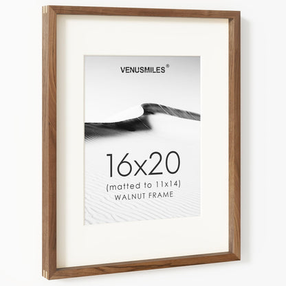 4x6 Picture Frame, USA-Sourced Natural Maple Wood Photo Collage Frame with HD Tempered Glass, Modern Simple 4 x 6 Wooden Frame Matted to 3.5x5, Gallery Wall Frames for Art, Wall or Tabletop Display
