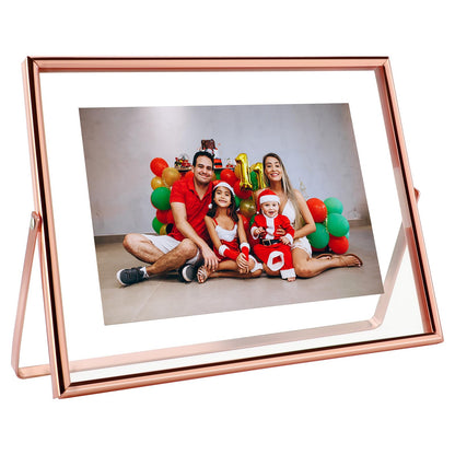 Silver Floating Frame, 4"x6", Horizontal