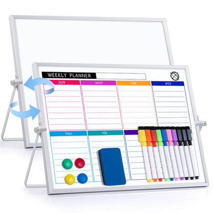 ARCOBIS Small WhiteBoard with Stand 10" X 10"